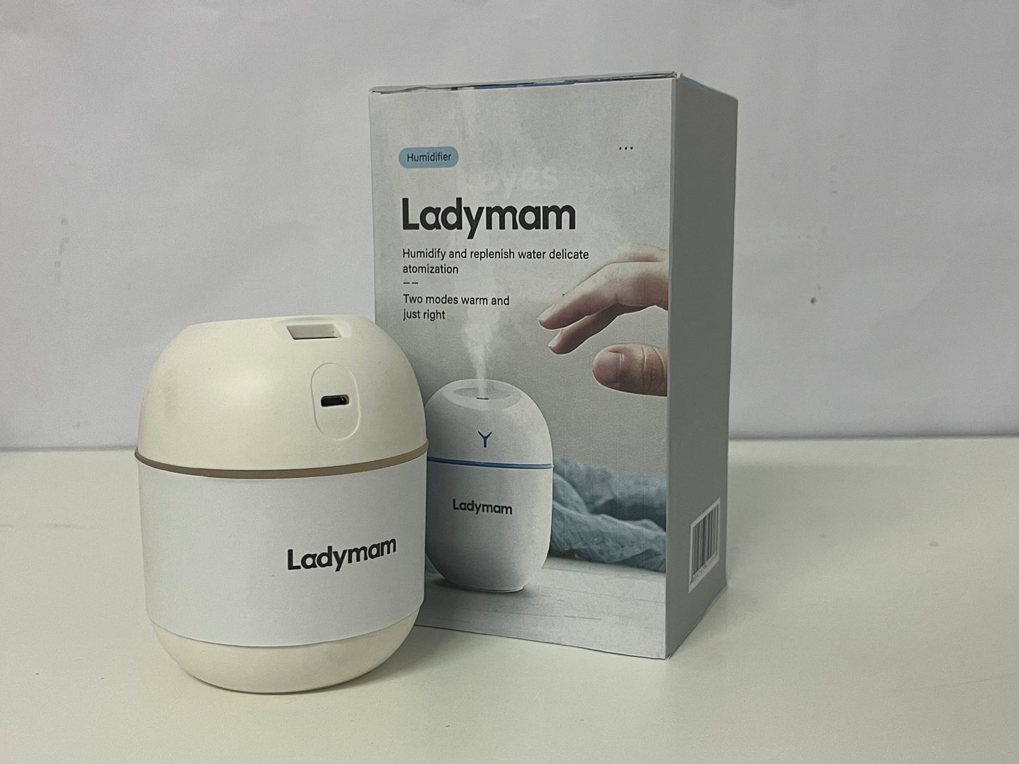 【Ladymam Egg-Shaped Mini Humidifier】—— Gentle Hydration for Your Daily Space