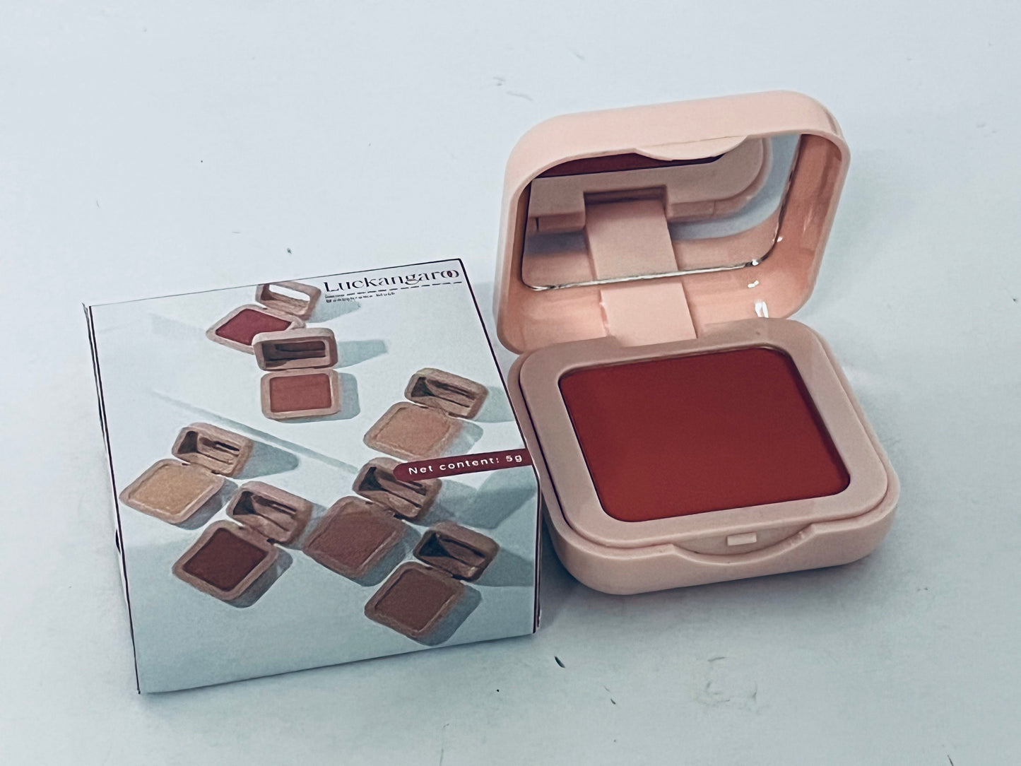 Luckangaroo Blusher Powder Blush Lightweight Smooth Blendable Matte Face Blush Highly Pigmented Powder Blusher for All Skin Tones