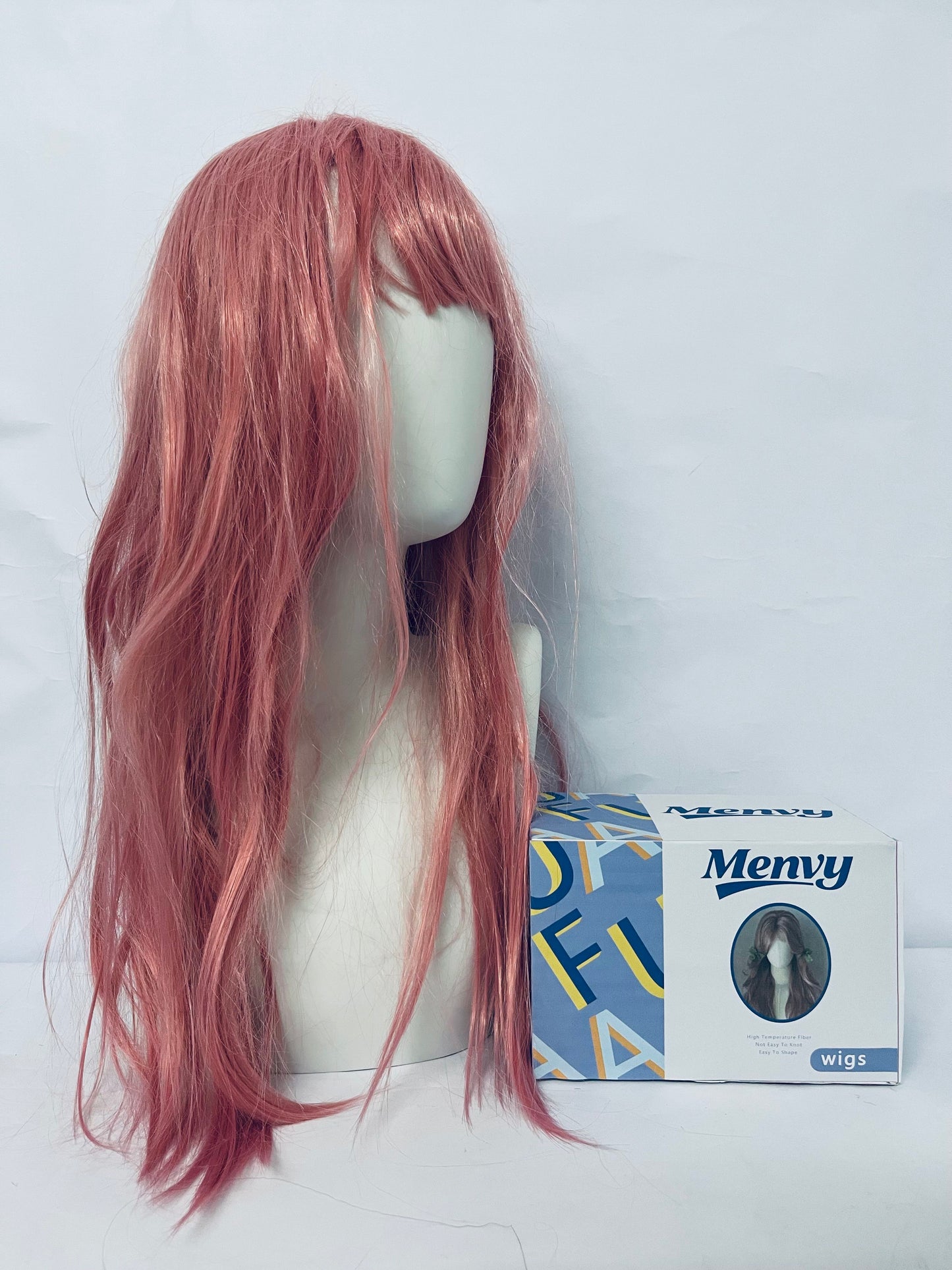 Menvy cosplay wig anime character cos wig face shape wig cute fluffy simulation wigs