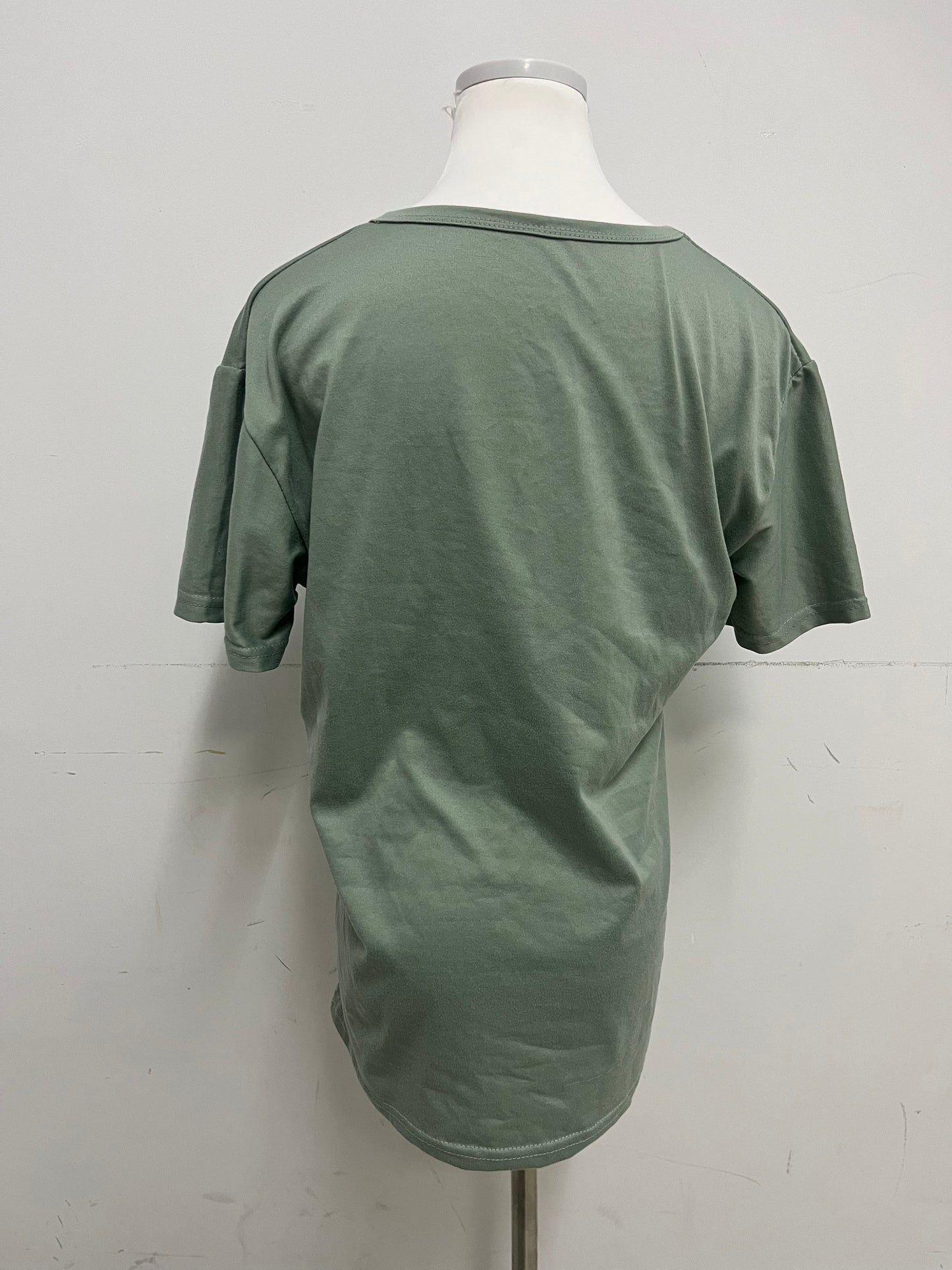 【Mvplove Sage Green T-shirt】—— Comfortable & Versatile Daily Basic