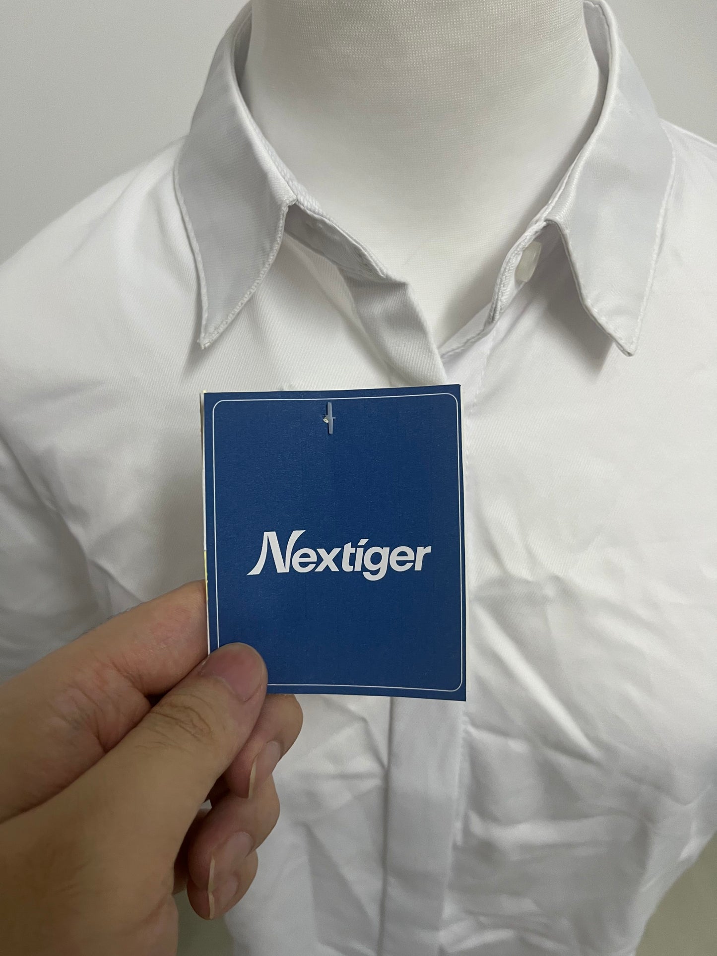【Nextiger Short-Sleeve White Shirt】—— Versatile & Breathable Daily Essential