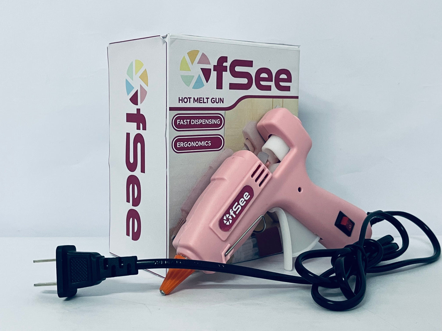 OfSee Hot Glue Gun - Dual Temp, Precision Nozzle, and Easy Squeeze Trigger