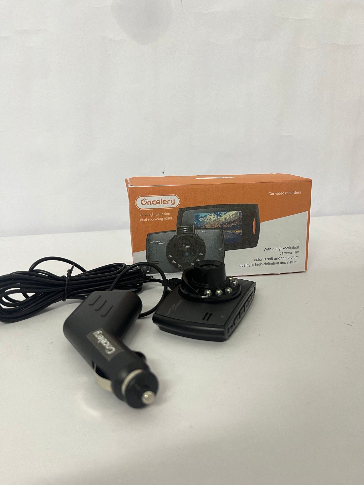 Oncelery Car Dash Cam Camera Video DVR Recorder Night Vision+G-sensor 1080P HD