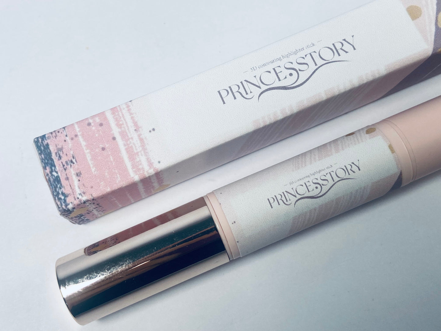 PRINCESSTORY,Highlighter make-up,Mineral Cream Contour Stick,Moisturize Highlighter Pen,Non Stick Face Brightens,Long Lasting, Smooth Gliding Face Illuminator Makeup,Medium