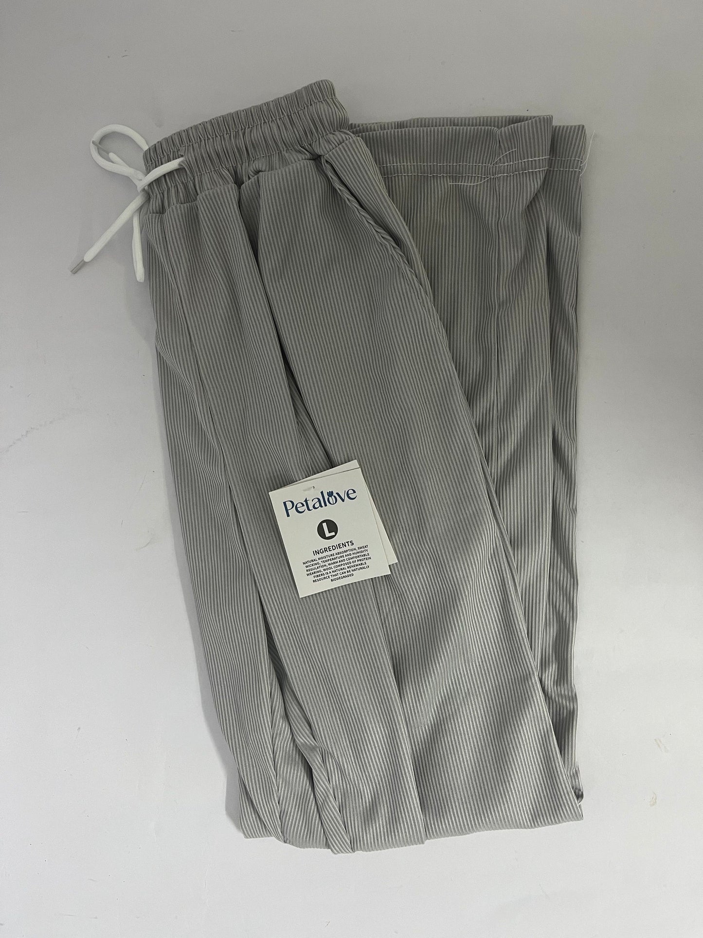 Petalove Pants Pockets High Waist Drawstring Loose Trousers