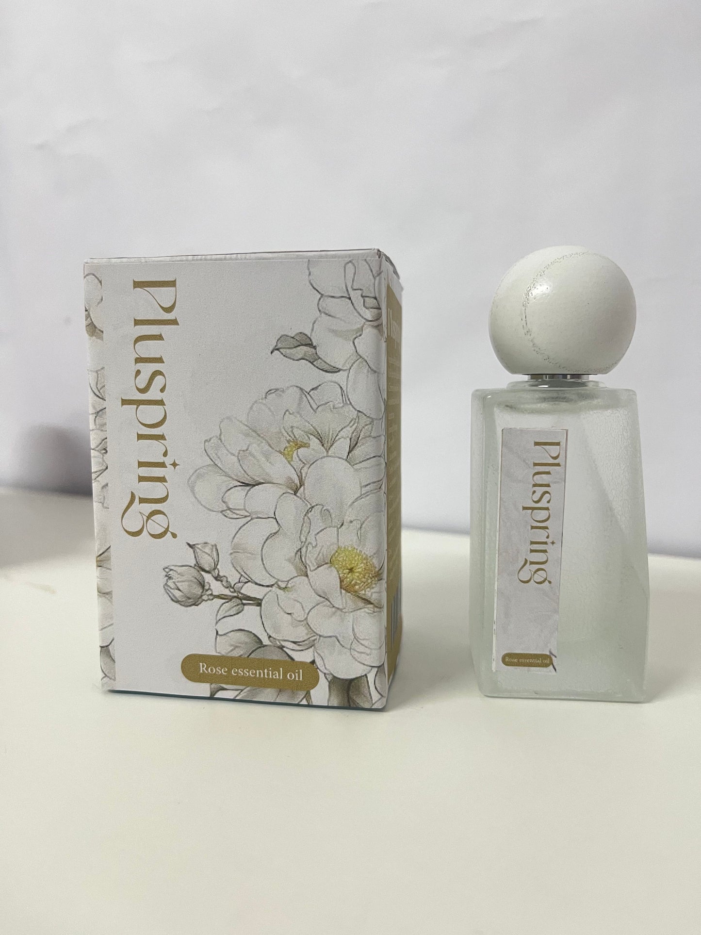Pluspring Rose Essential Oil Perfume Rich & Elegant Long-Lasting A Romantic Interpretation of Olfactory Art