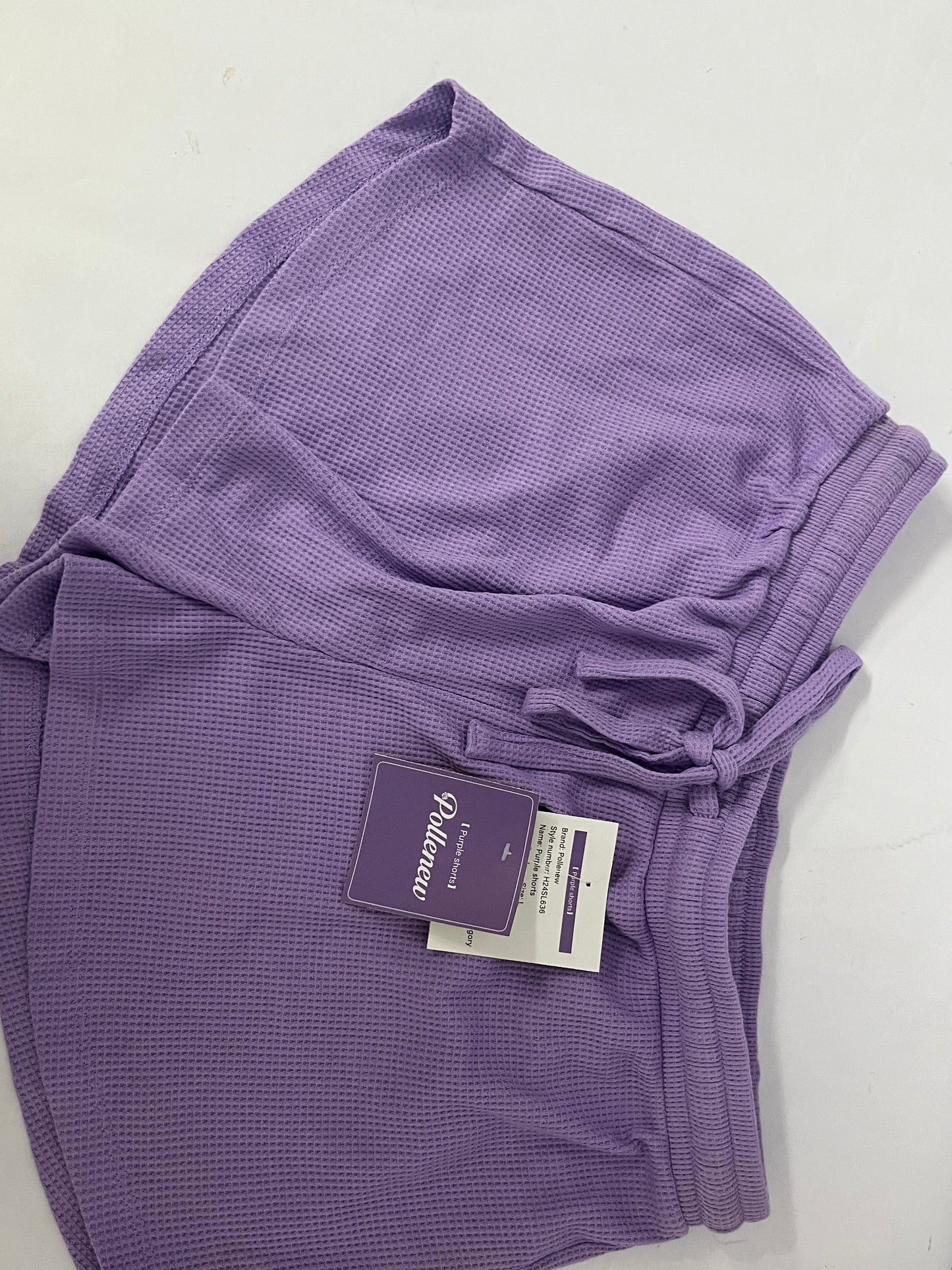 Pollenew Pants Women's Sweat Shorts SweatShorts Summer Lounge Cotton Drawstring Cute Fleece Shorts with Pockets Athletic Running Active Elastic Jersey French Terry Shorts 2025 Women Cloth Sweatpants Trendy Lilac