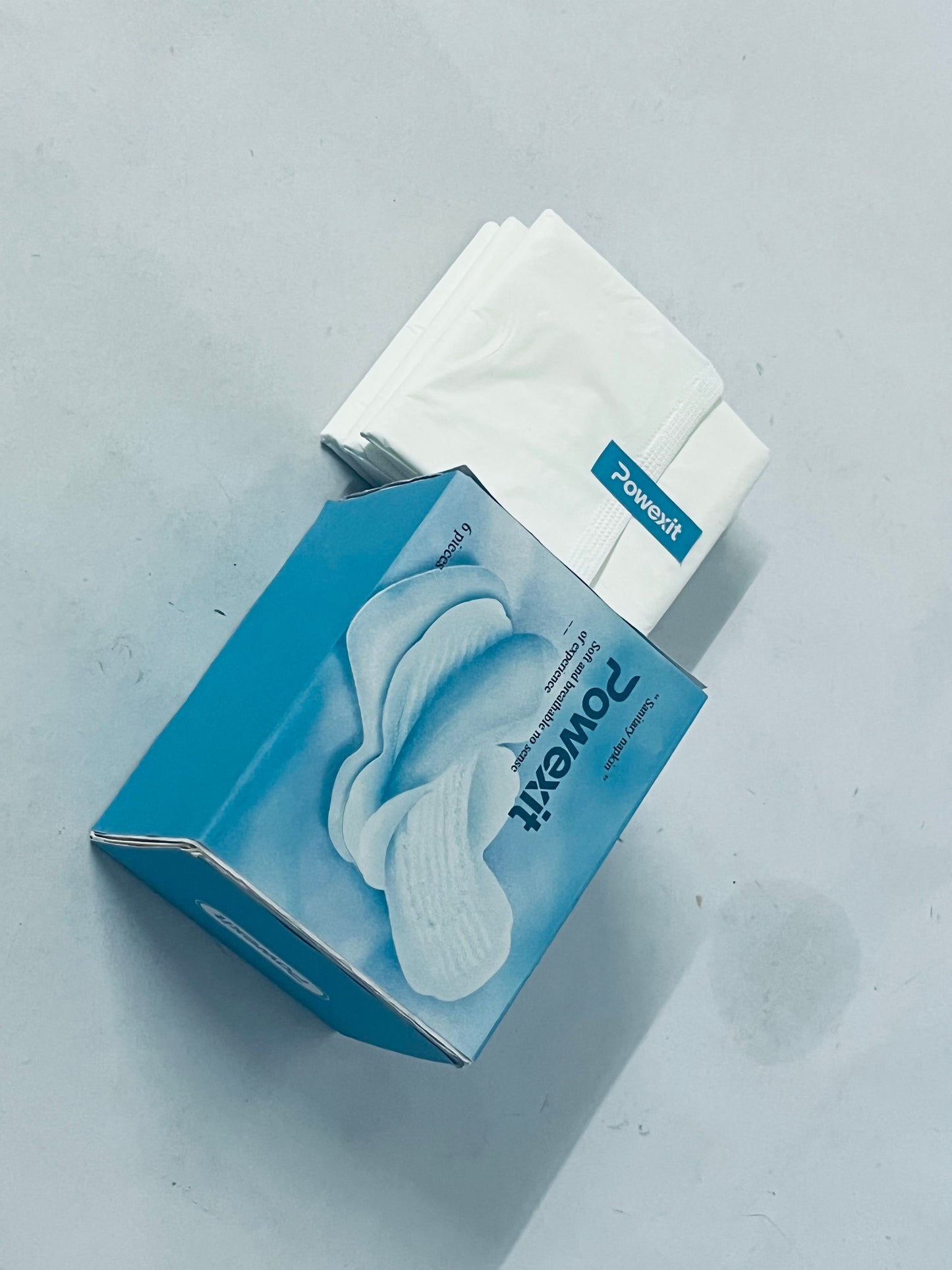 Powexit Sanitary napkins Cotton Cover Pads - Regular Absorbency, Unscented, Ultra Thin Pads with Wings for Women