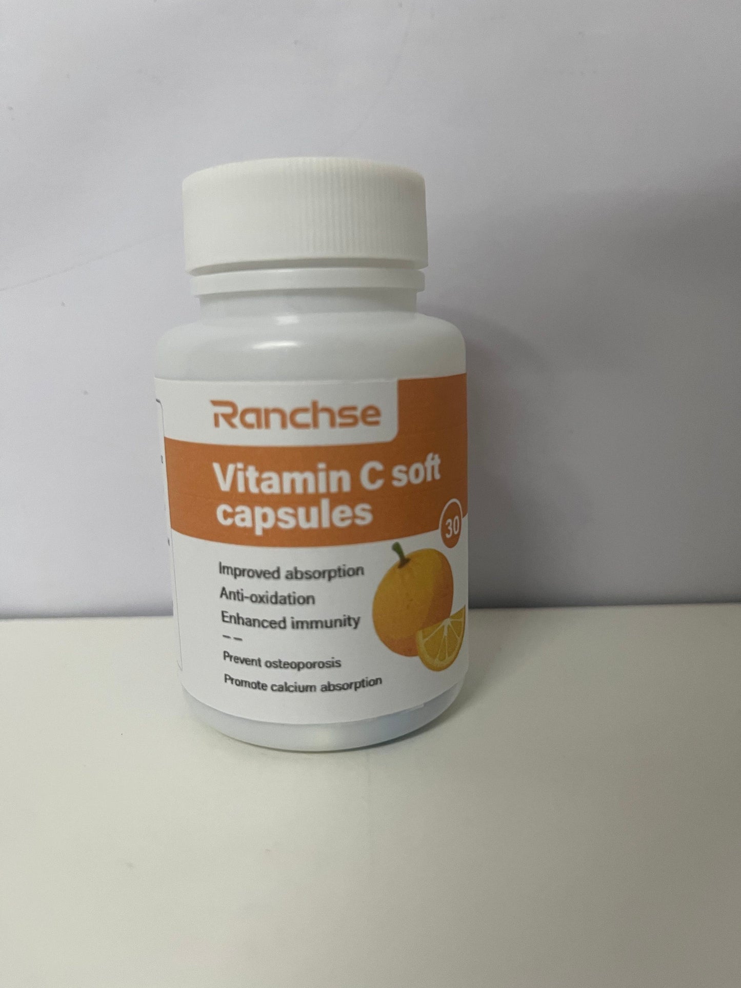 【Ranchse Vitamins】——Liquid Vitamin C Softgels, Daily Immune Defense & Collagen Support, Gluten-Free