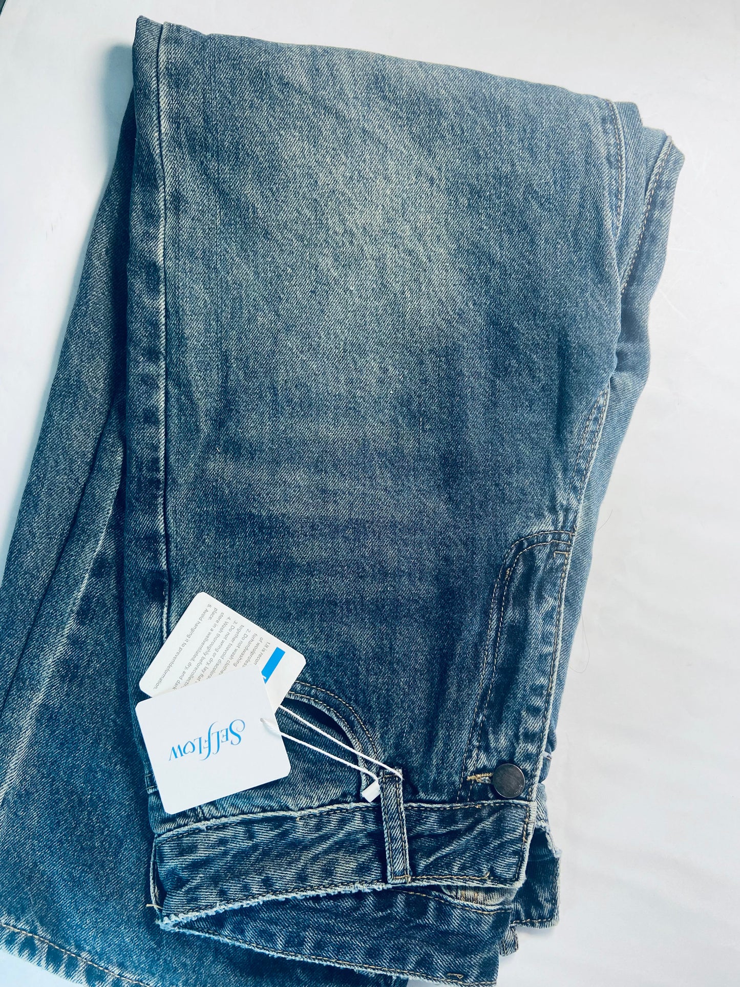 SELFLOW Jeans Women's High Rise Relaxed Straight Jeans