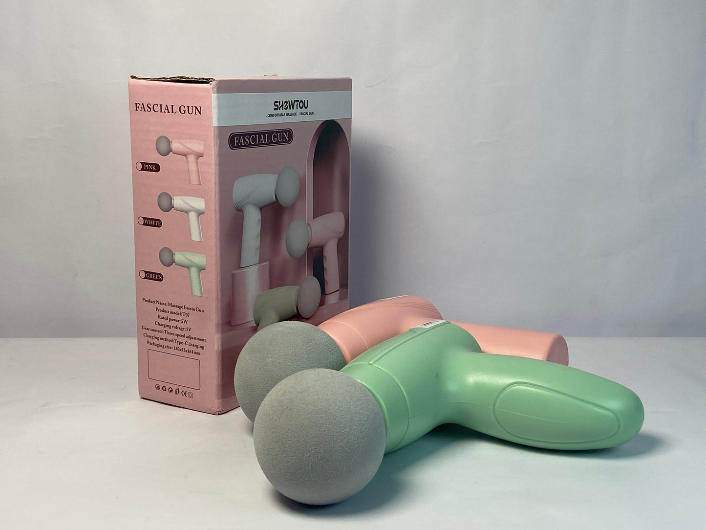 SHOWTOU Massage apparatus Mini Massage Gun, Portable Deep Tissue Muscle Massager,Full-Metal Travel Massage Gun with