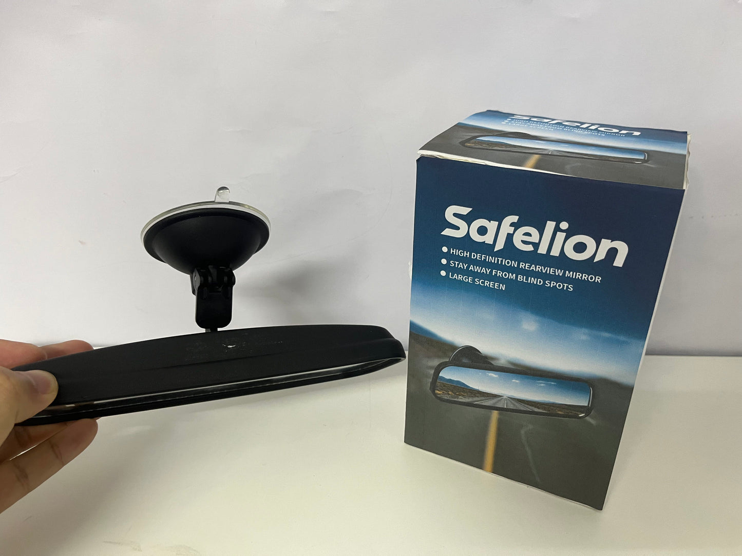 Safelion High-Definition Large-View Car Rearview Mirror Stay Away from Blind Spots A Practical Auxiliary Tool for Driving Safety