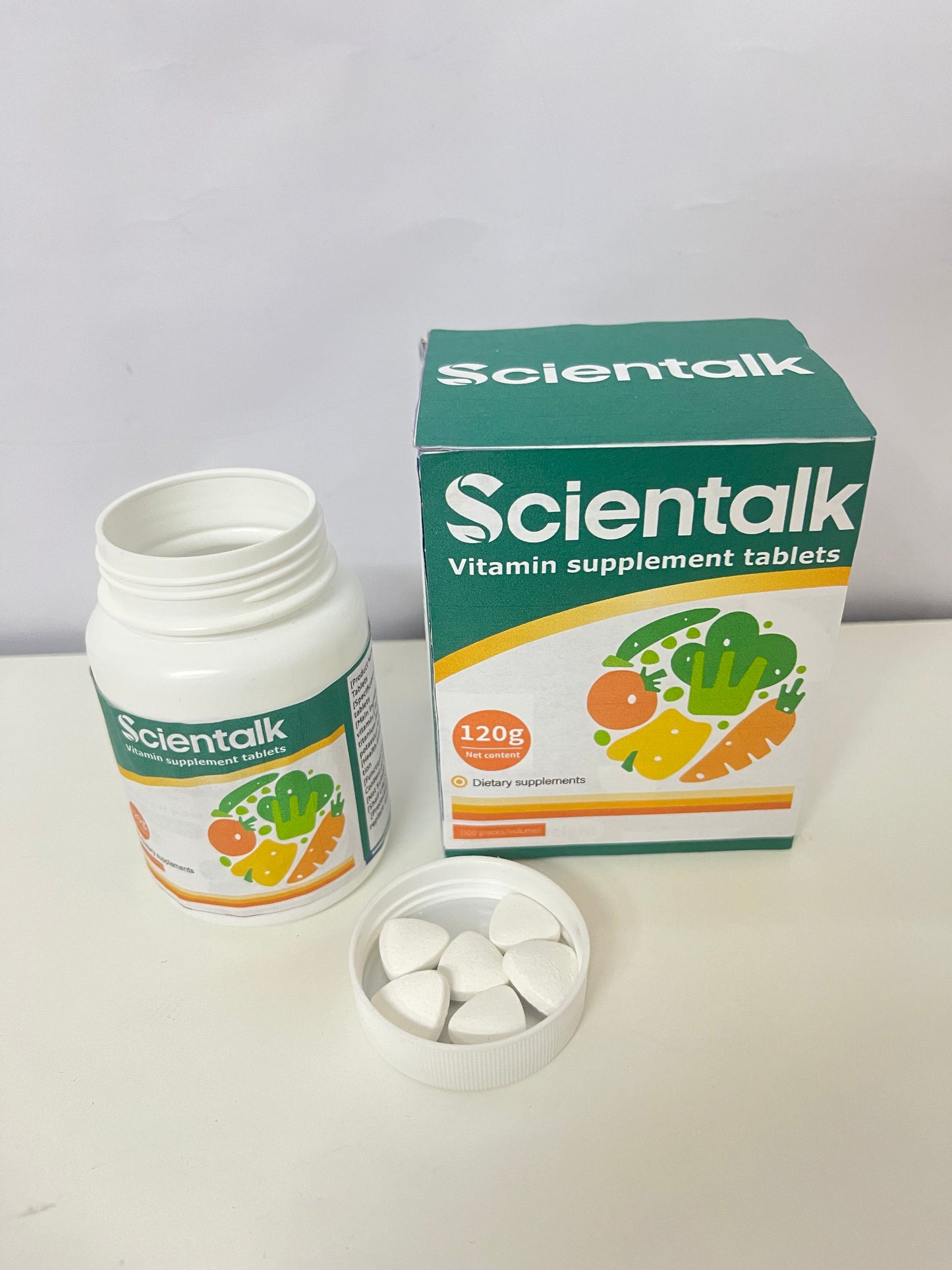 【Scientalk Vitamin Supplement Tablets】—— Daily Nutritional Boost from Vegetable-Based Formula