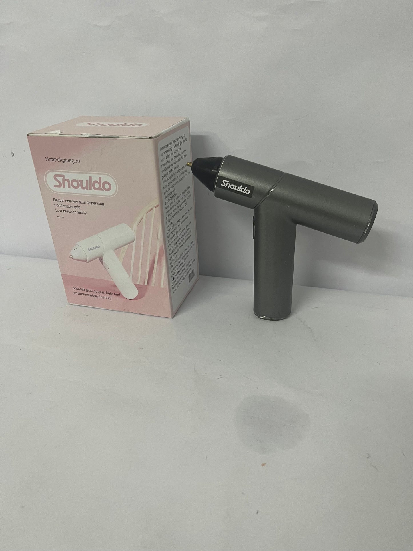 Shouldo Professional High-Temperature 220 Watt Heavy-Duty Full-Size Hot Glue Gun - Ideal for Industrial Applications, Construction, Package Sealing