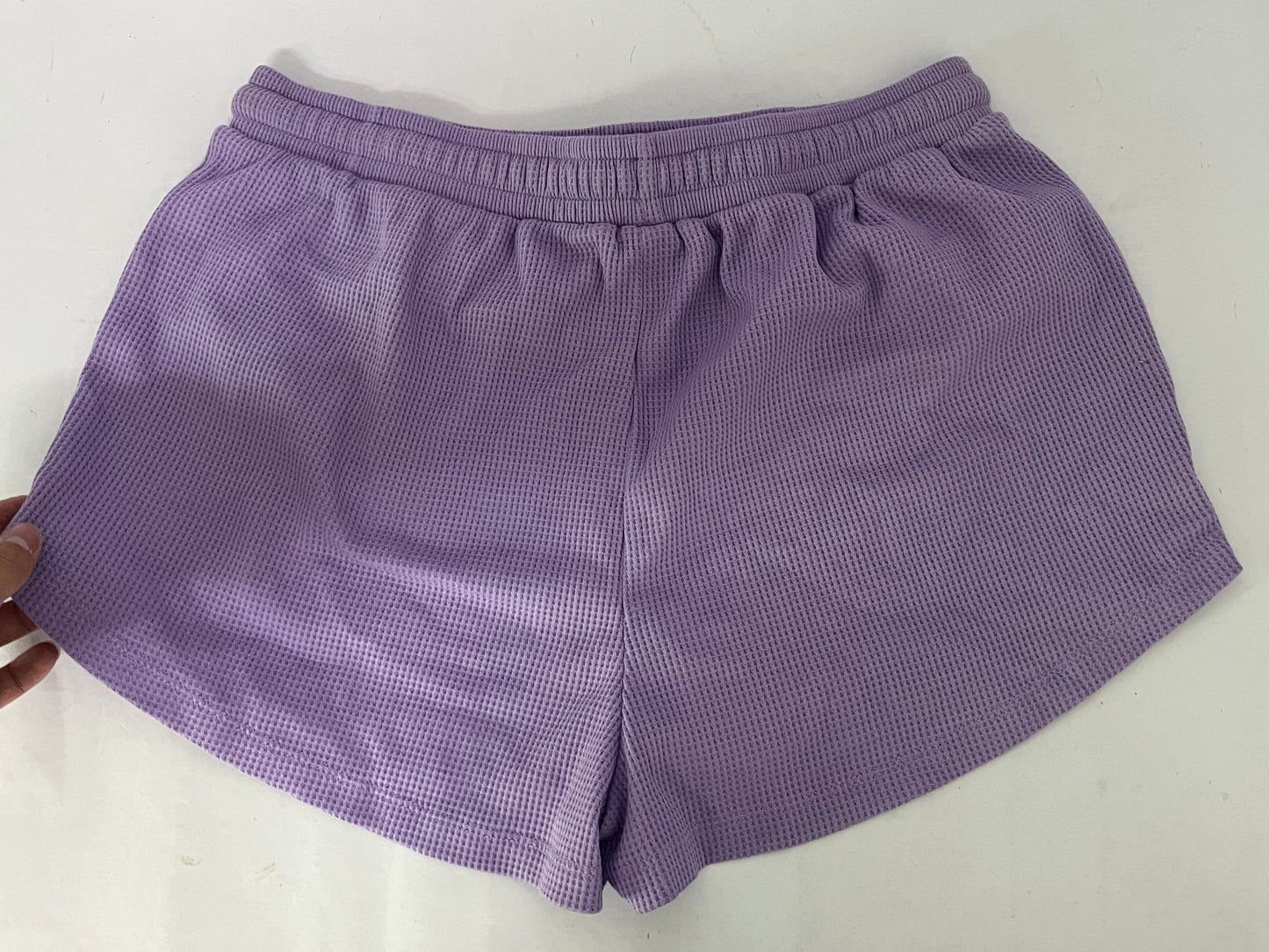 Smartiger Pants Waffle Knit Purple Casual Shorts: The Perfect Blend of Comfort and Style
