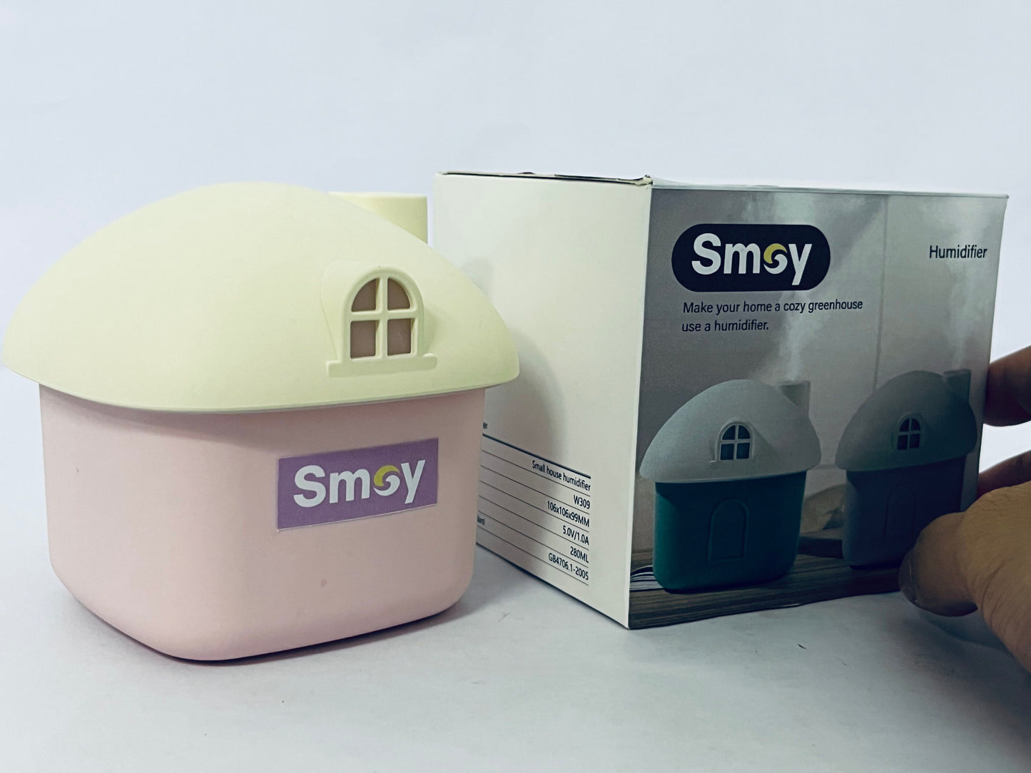 Smoy Portable Mini Humidifier, 300ml Small Cool Mist Humidifier