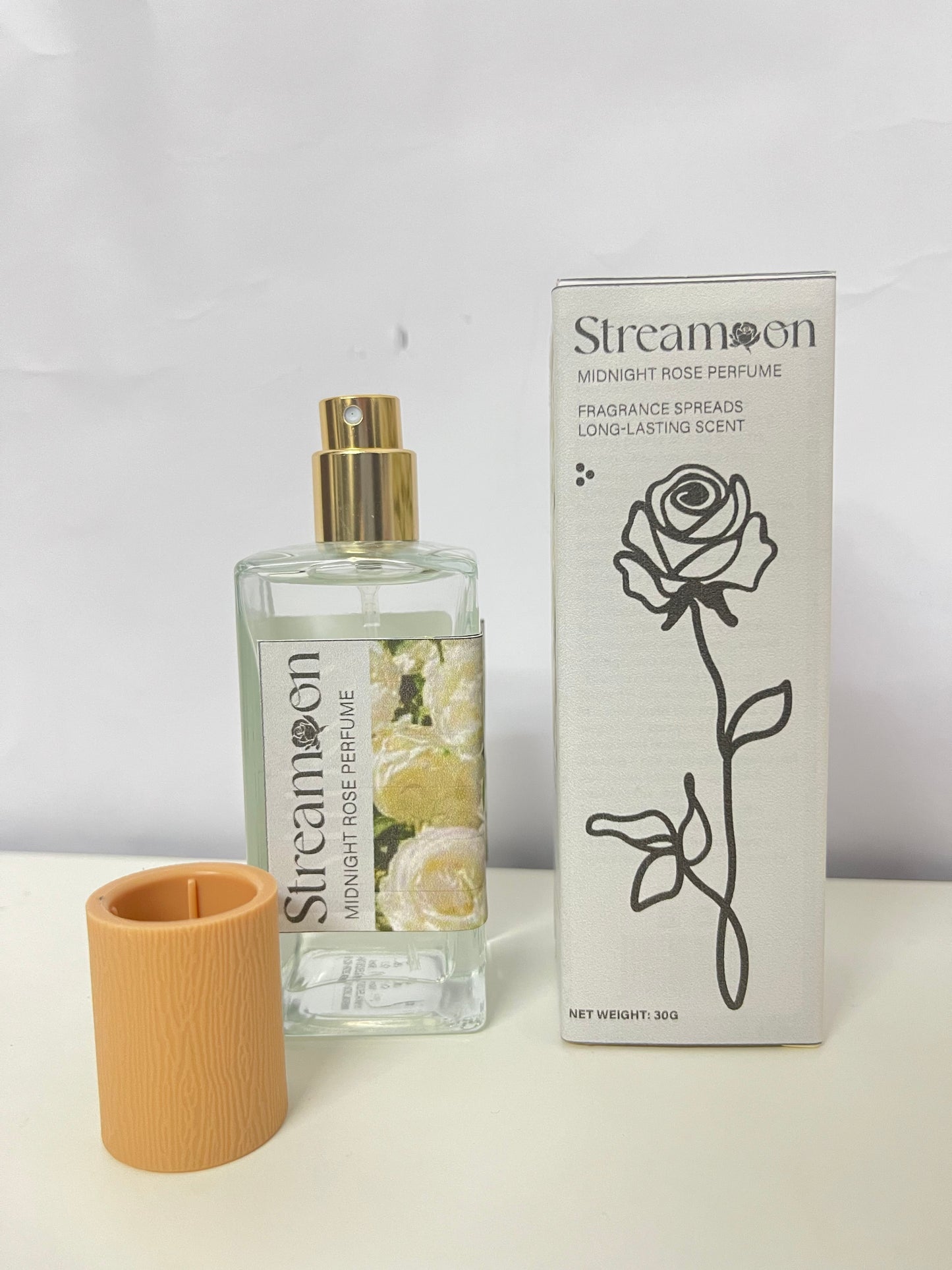 【Streamoon Midnight Rose Perfume】—— Elegant Floral Scent with Minimalist Style