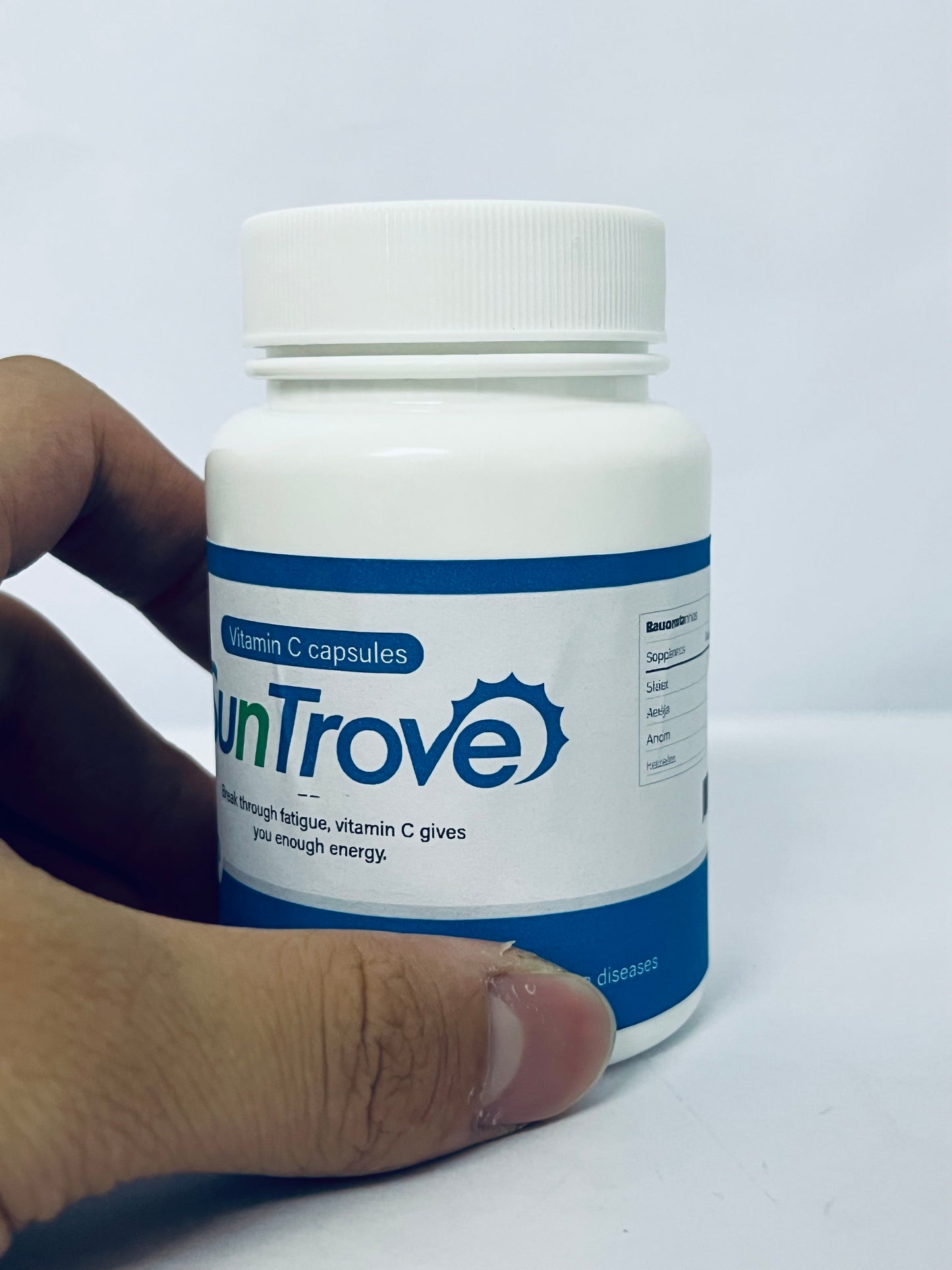 SunTrove Vitamin C Capsules - Fatigue - Busting Supplement for Energy Boost