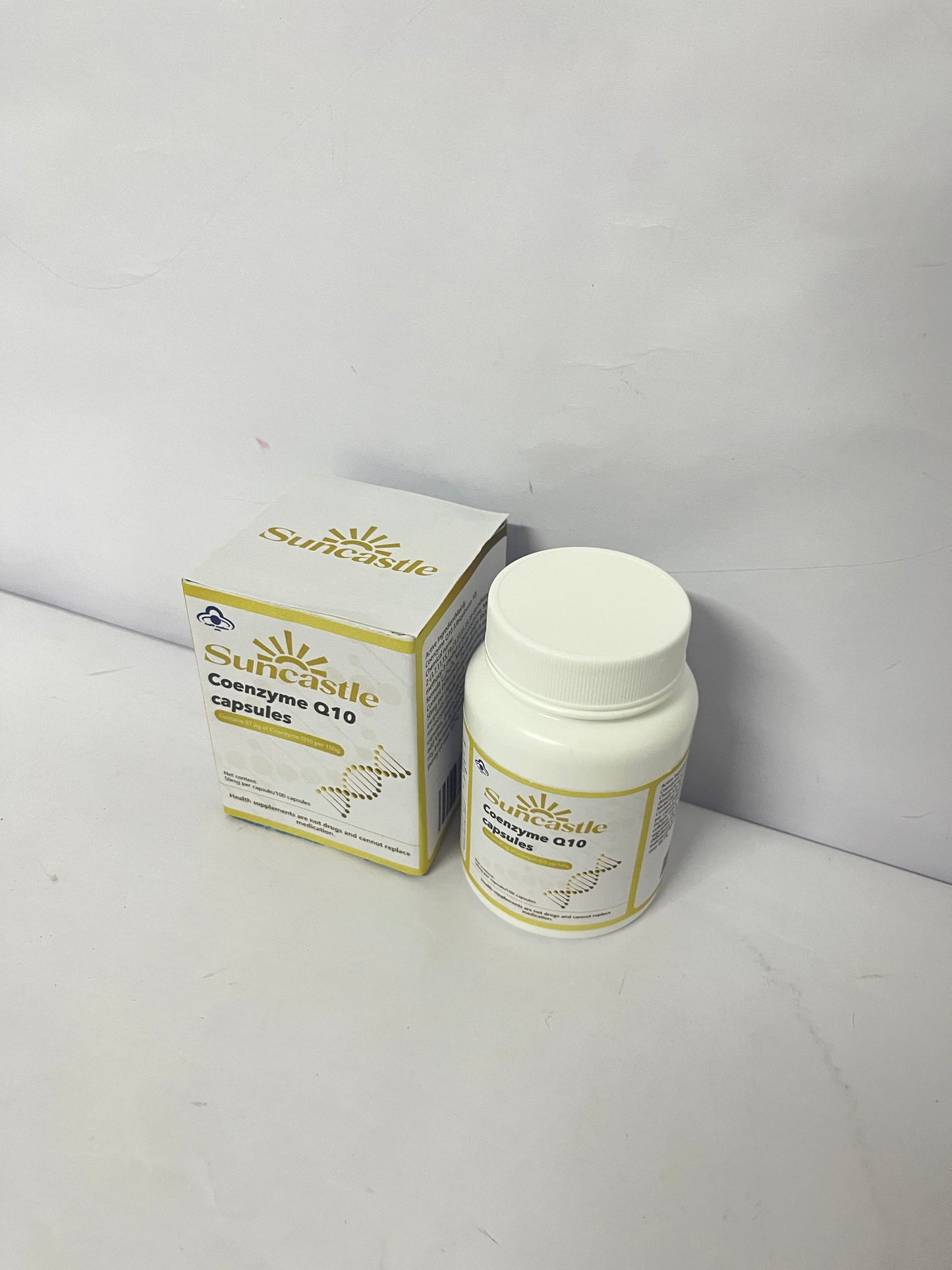 Suncastle Dietary food supplements Health Coenzyme Q10 CoQ10 as Ubiquinone, Hypoallergenic Formula,Superior Absorption
