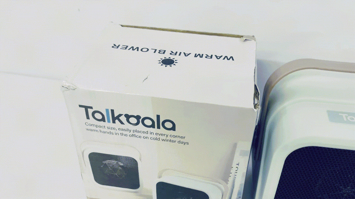 Talkoala Fan heaters Electric Desktop Heater With Tip Over Protection, Mini Quiet for Office Under Desk, Room, Home Indoor Use