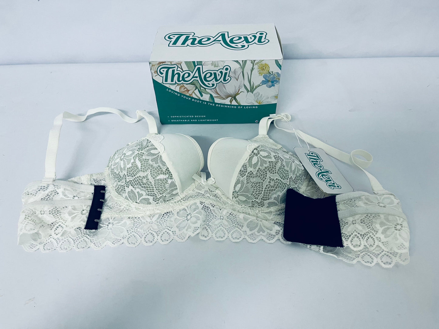 TheAevi Women's Lace Desire Underwire Bra, Full-Coverage Lace Bra with Underwire Cups