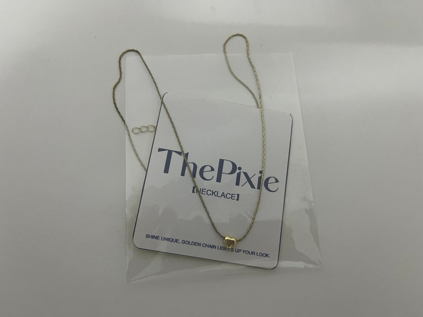 ThePixie Heart Pendant Dainty Necklace An Elegant & Gentle Styling Essential