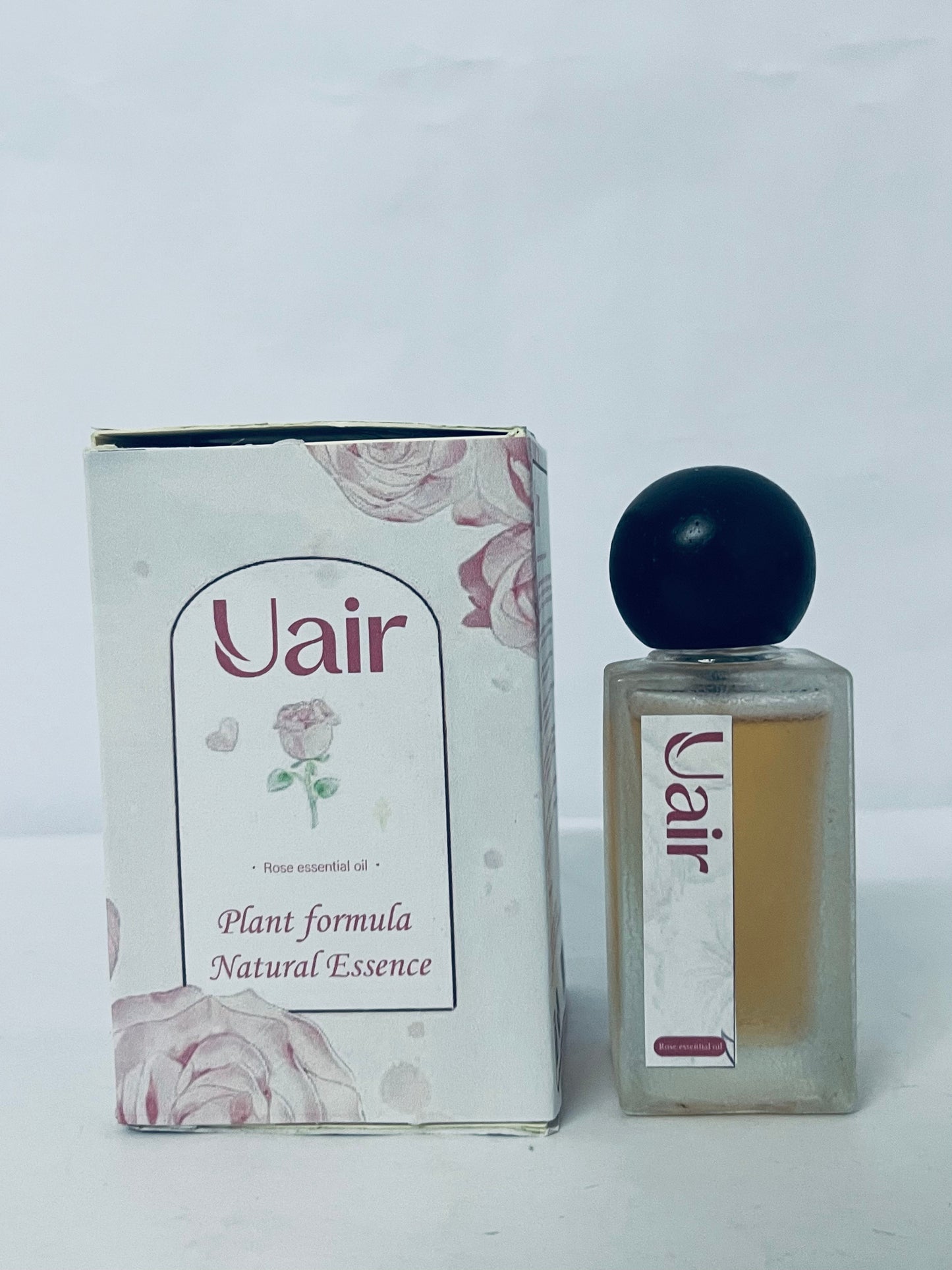 Uair Rose Essential Oil, Natural Plant Formula Essence Oil for Skin Care, Hair Care, Aromatherapy, Massage & DIY