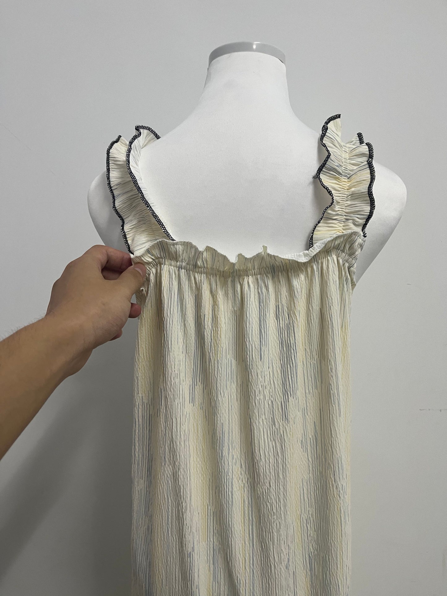 Urbangle 100% Cotton Nightgowns for Women Sleeveless Sleep Dress Ladies Gowns Sleepwear with Pockets