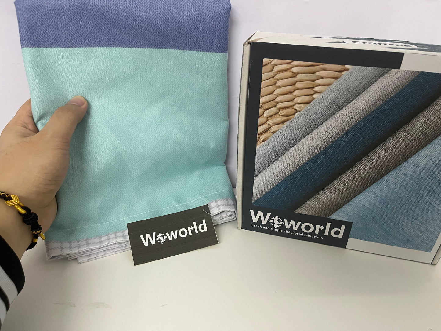 【Woworld Table Cloth Made of Textile】—— Fresh & Simple Table Decor for Daily Use