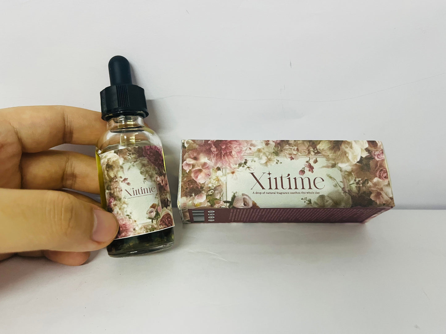 Xiitime Rose Multi-Use Oil, Organic Plant Fragrant Essential Oil Rose Oil for Face, Hair, Body, Nails Care and Massage