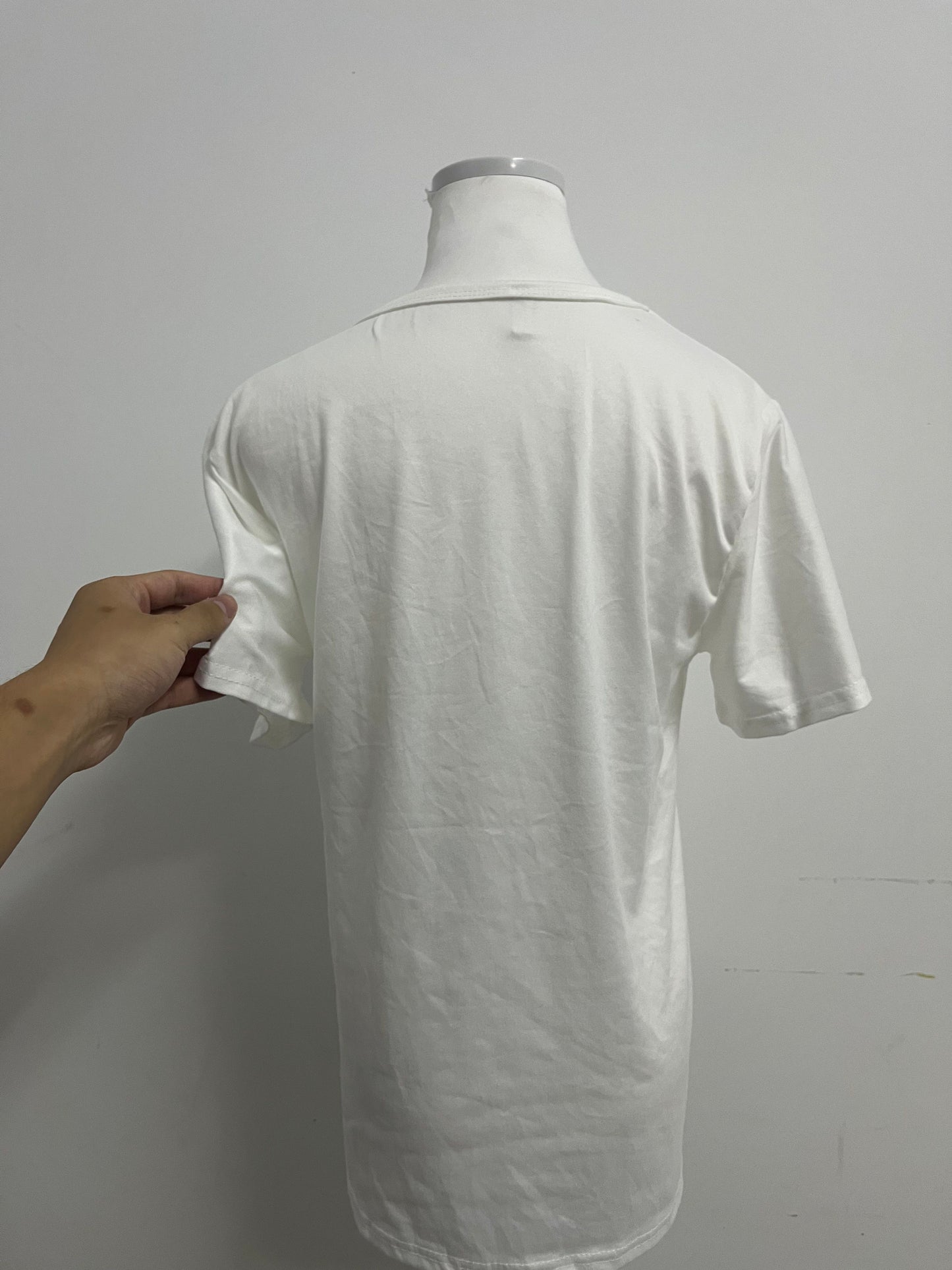 Yetop Classic White Crew Neck Short Sleeve T-Shirt Comfortable & Versatile, Quality Choice