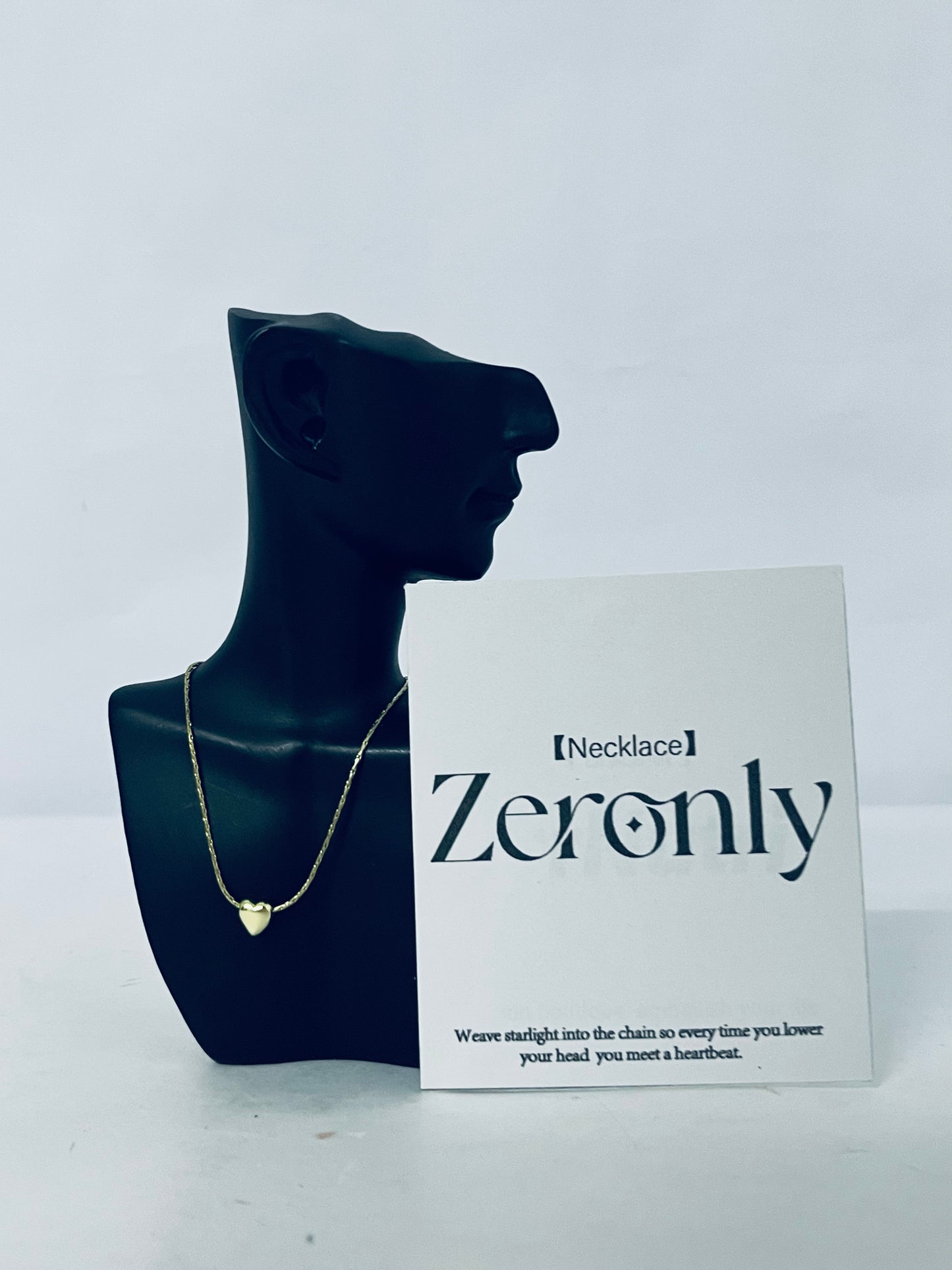 Zeronly Heart Starlight Necklace - Weave Moments of Heartbeat