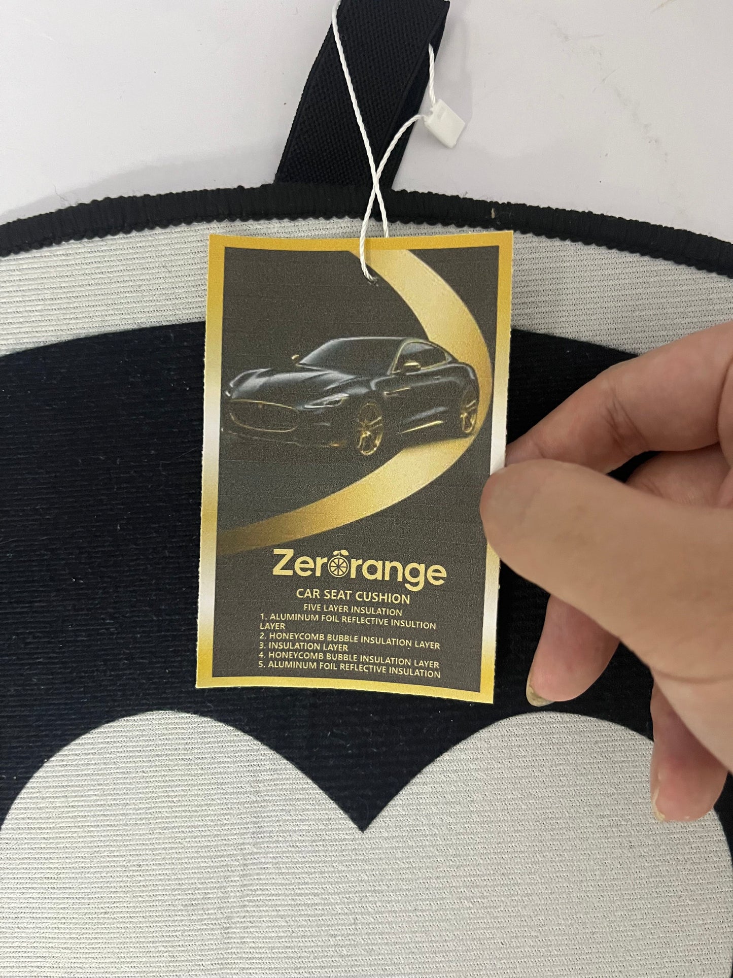 Zerorange Automobile seat cushions Cute Heart Car Seat Cushion Comfortable & Breathable Stylish & Eye-Catching A Personalized Renewal Choice for Car Interior