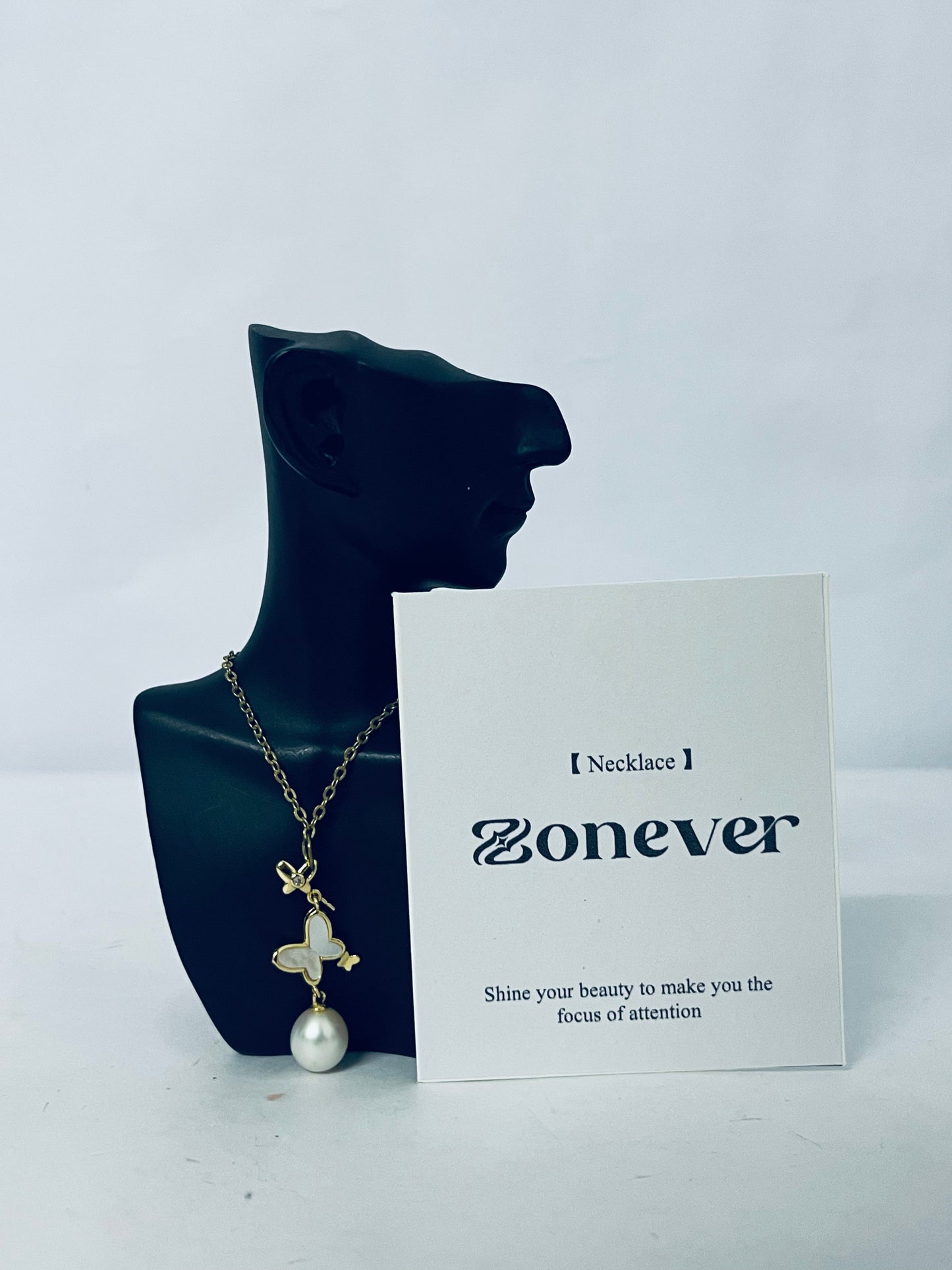 Zonever Pearl Necklaces for Women,Pearl Drop Pendant Necklace Dainty Gold Necklaces for Women Trendy Pearls Choker Wedding Bridesmaids Necklace Gold Jewelry Gifts