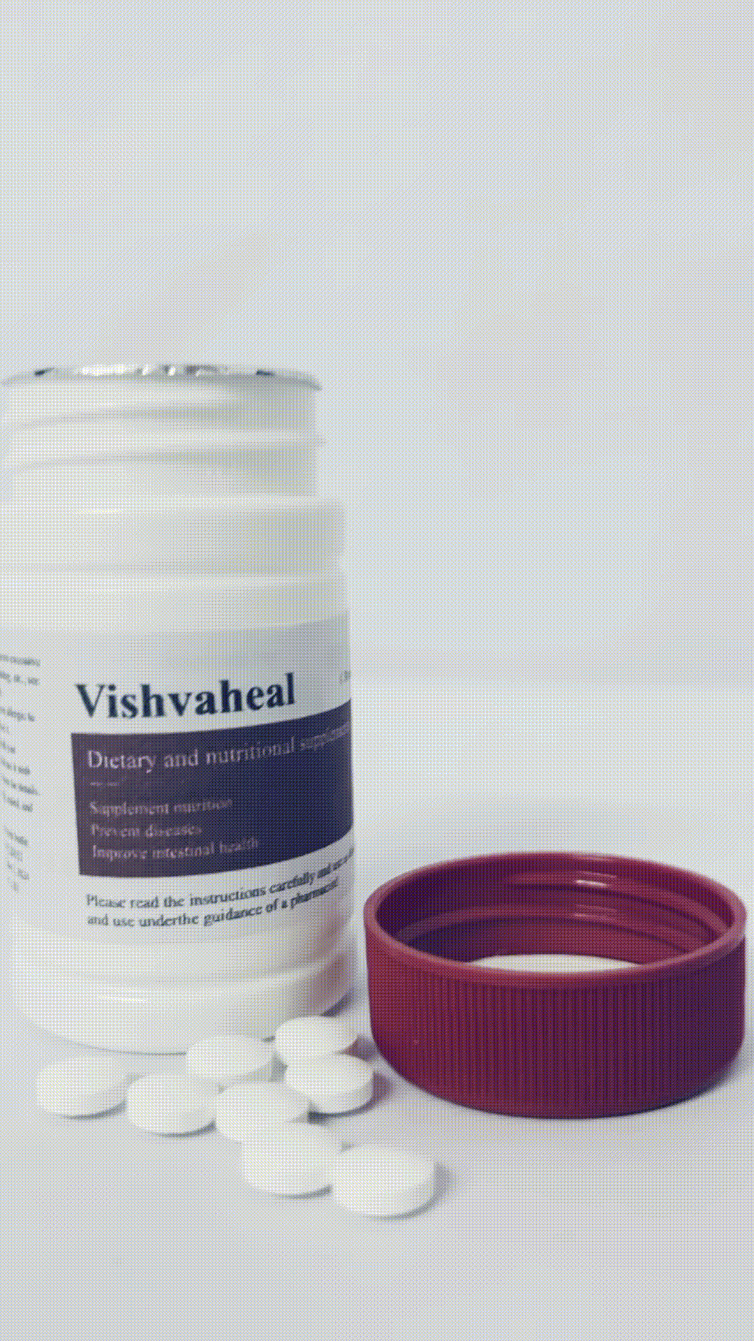 Vishvaheal Dietary and nutritional supplements Intestinal Support Complex GI Intestinal Supplement for Women & Men