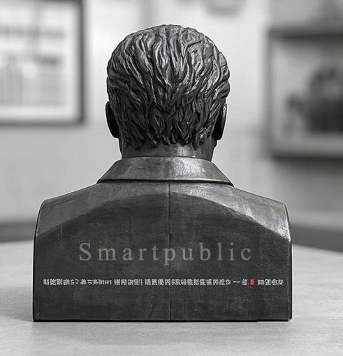Smartpublic Cold cast resin figurines,Decoration items on the desktop of the bookcase, with an air of sophistication and elegance.