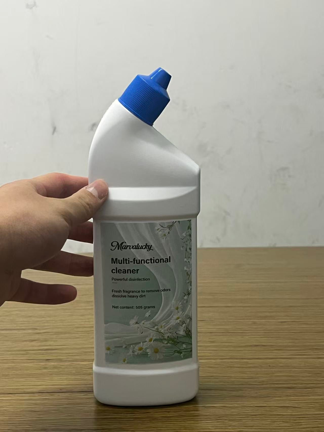 Marvalucky All-Purpose Cleaner, Powerful Stain Removal & Disinfection, Fresh Fragrance Odor Eliminator, Multi-Surface Household Cleaning Liquid, 505g