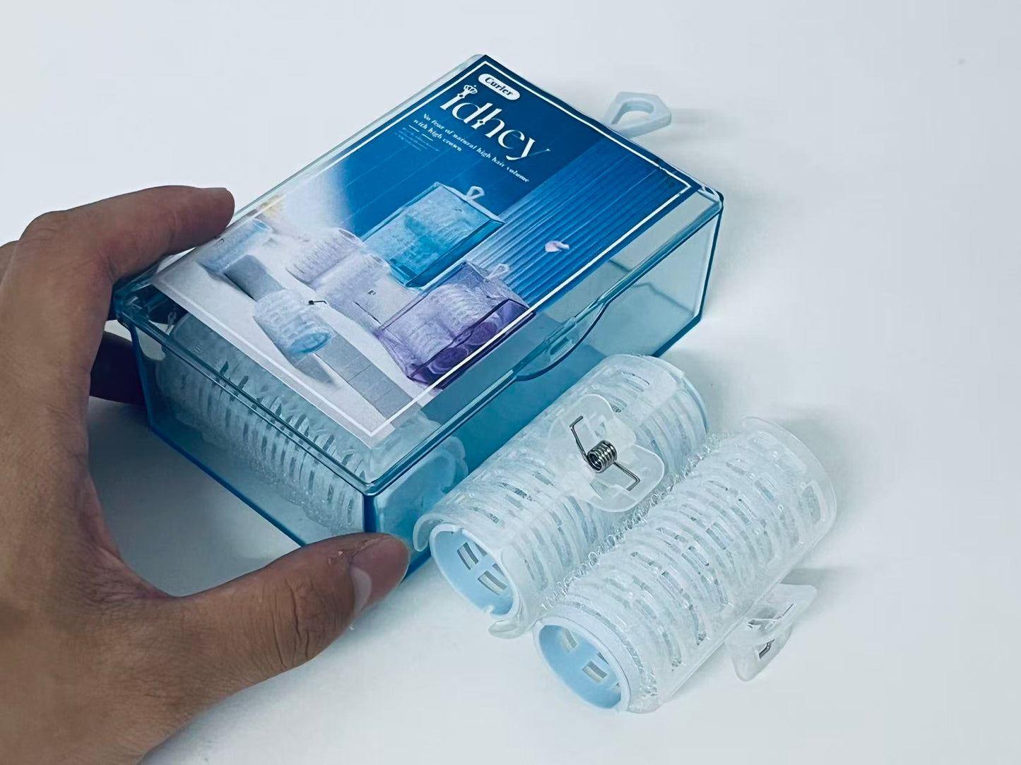 Idhey Non-electric hair rollers Self-Adhesive Hair Rollers Easy Styling Long-Lasting Setting A Convenient Choice for Home Hairdressing