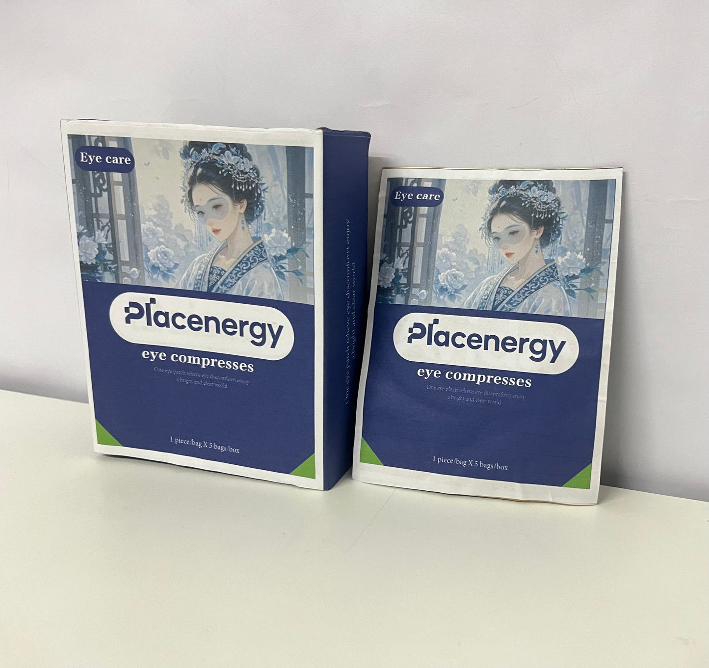 【Placenergy Medical-Grade Eye Compresses: Soothing & Hygienic Eye Care Patches with Traditional Elegant Design】
