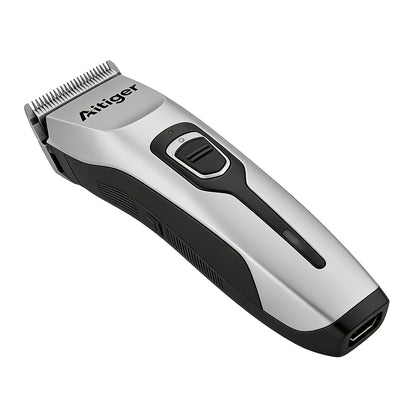Aitiger Electric Hair Clippers for Men Kids Baby, Cordless Rechargeable Hair Trimmer, Quiet Professional Haircut Kit, Washable Blade, Whole Family Home Haircut Grooming Set with Guide Combs