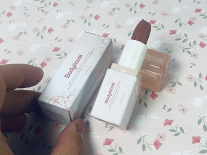 BodyAccel Lipsticks Satin Lip Color Refillable Hydrating Lipstick Besotted