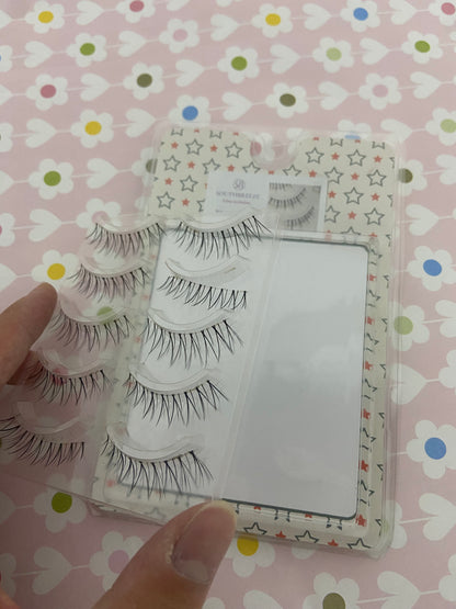 SB SOUTHBREEZE Artificial Eyelashes Natural Look 3d Sharp Tip Makeup Accessories for Girl Eyelash