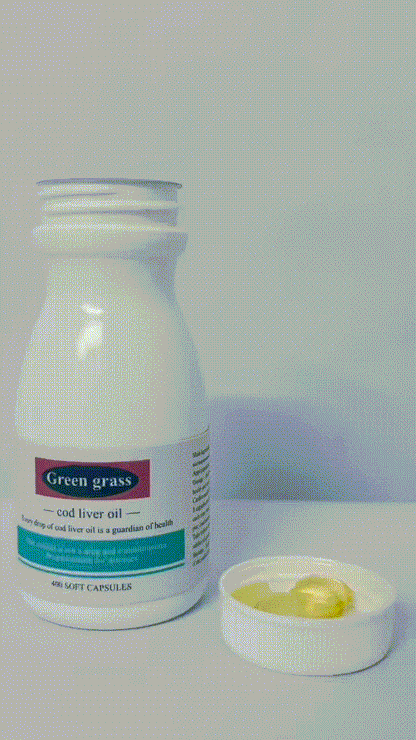 Green grass cod liver oil Fermented Cod Liver Oil Blend and Concentrated Butter Oil Blend - 400 Capsules