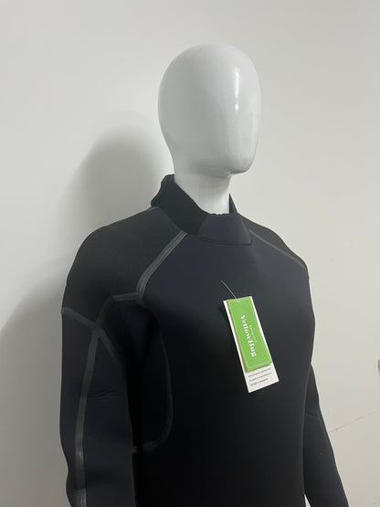 YellowHug 3mm Neoprene Full Body Diving Suit, Men's Professional Thermal Wetsuit with Back Zipper for Scuba Diving & Snorkeling
