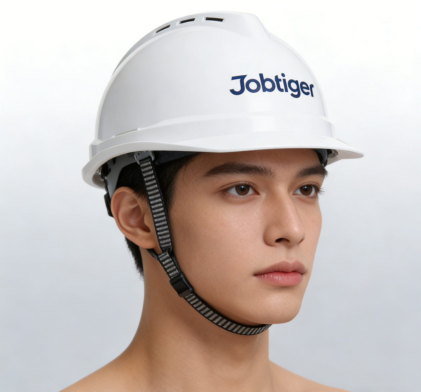 Jobtiger Breathable ABS Safety Helmet, Construction Hard Hat, Adjustable Impact-Resistant Protective Safety helmets for Work Site