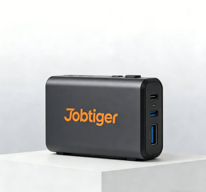 Jobtiger 30000mAh Portable Power Charger, High-Speed PD Fast Charging Power Bank with 3 Output Ports, Compact Portable power chargers for Laptop, Phone & Travel