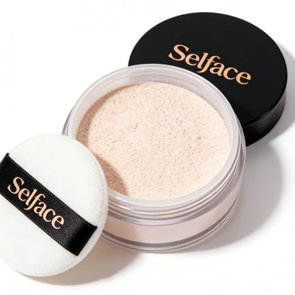 Selface Oil-Control Loose Face Powder, Lightweight Setting Powder, Long-Lasting Matte Finish Loose face powder