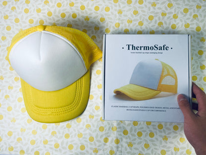 ThermoSafe Caps being headwear Blank Trucker Hat Bulk Mesh Cap Men and Women Baseball Cap DIY Graffiti Hot Stamping Duck Tongue Cap