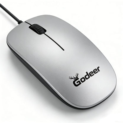 Godeer Wired Office Computer Mouse, Silent Click, Ergonomic Design, Universal for Laptop & Desktop PC Computer mouse