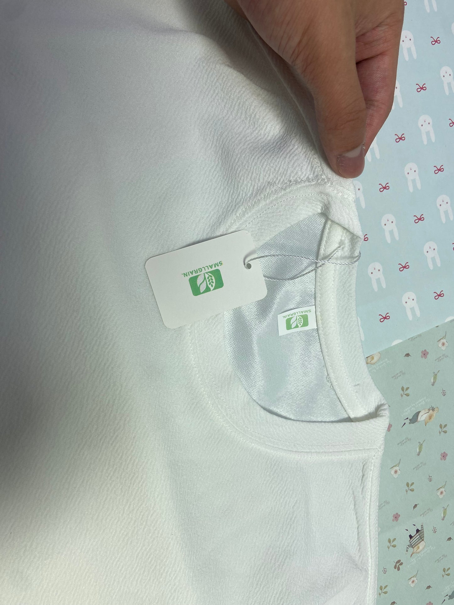 SMALLGRAIN. Tee shirts Crew Neck Undershirt Casual Lounge Dressy Short Sleeve Cotton Tee